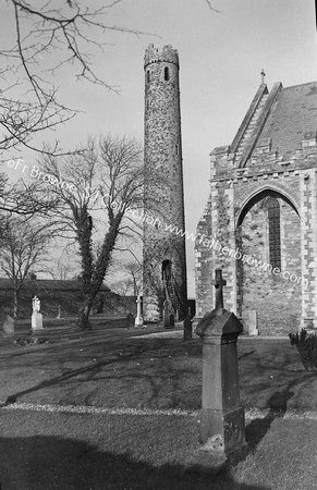 ROUND TOWER & W.GABLE OF NAVE